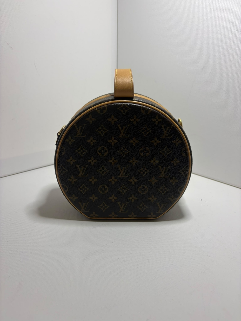 Louis Vuitton Brown Monogram Round Luggage Tag Bag - Picture 8 of 8